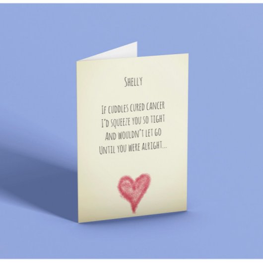 Cancer Patient Funny Card Kaart