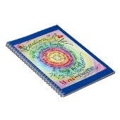 Cancer Poem Affirmation Rainbow Journal Carnet (Côté Droit)