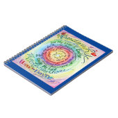 Cancer Poem Affirmation Rainbow Journal Carnet (Côté gauche)