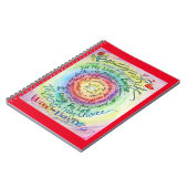 Cancer Poem Affirmation Rainbow Journal Carnet (Côté gauche)