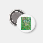 Cancer Poem Green Angel Art Custom Magnet (Recto/Verso)