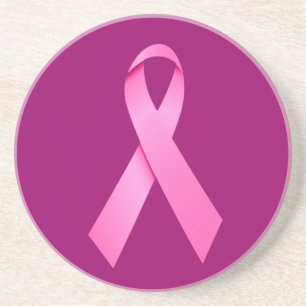 Cancer Ribbon Sandstone Onderzetter