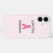 Cancer rose Survivor Ruban iPhone / coque ipad (Verso (horizontal))