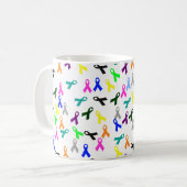 Cancer Ruban Mug (Devant gauche)