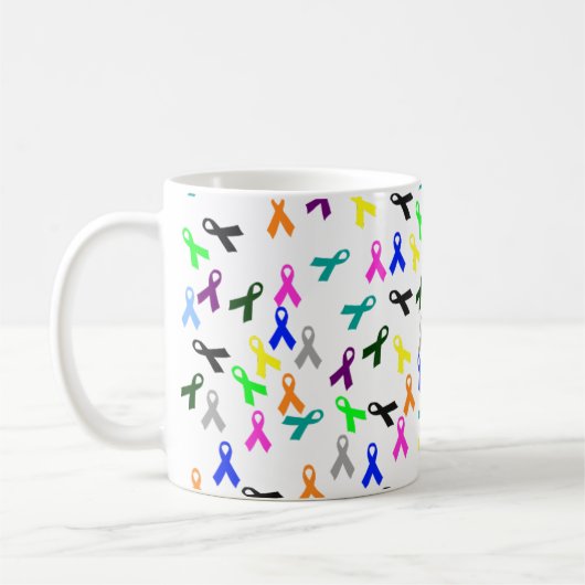 Cancer Ruban Mug (Gauche)