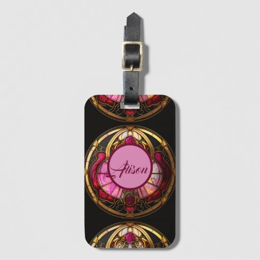 Cancer Ruby Radiance Bagagelabel (Voorkant (verticaal))