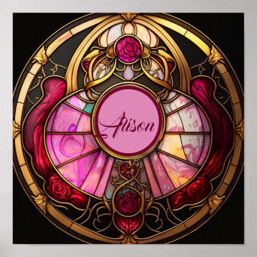 Cancer Ruby Radiance Poster (Voorkant)