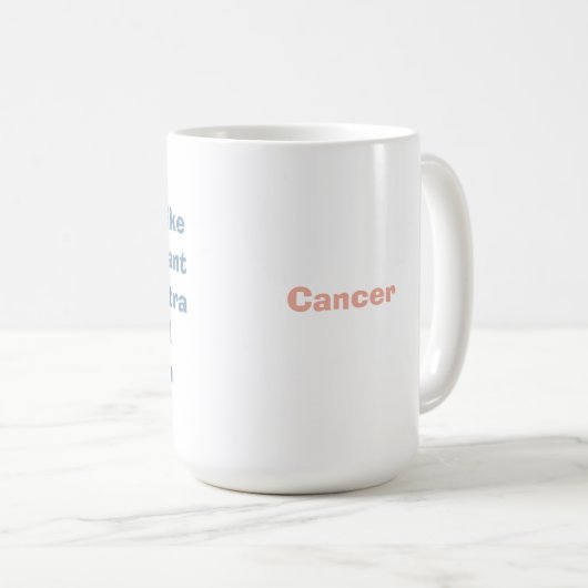Cancer Shady Zodiac Koffiemok (Voorkant rechts)