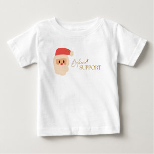 cancer. soutien Noël Vacances bébé T-shirt