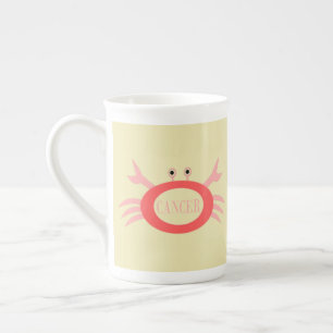 Cancer Star Sign Crab Bone China Mok