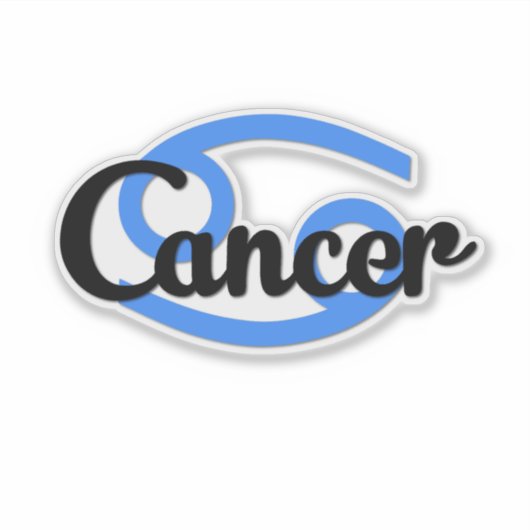 Cancer Sticker (Voorkant)