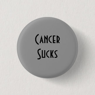 Cancer Sucks: Brain Cancer Ronde Button 3,2 Cm