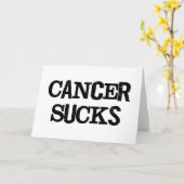 Cancer Sucks Kaart (Gele Bloem)