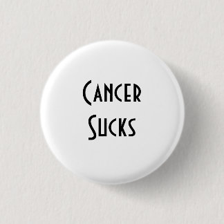 Cancer Sucks: Lung Cancer Ronde Button 3,2 Cm
