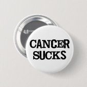 Cancer Sucks Ronde Button 5,7 Cm (Voorkant /achterkant)