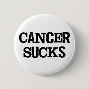 Cancer Sucks Ronde Button 5,7 Cm