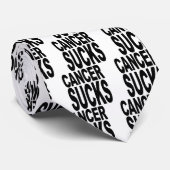 Cancer Sucks Stropdas (Opgerold)