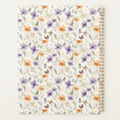 Cancer Support Inspire Fleur sauvage Sage Planner (Dos)