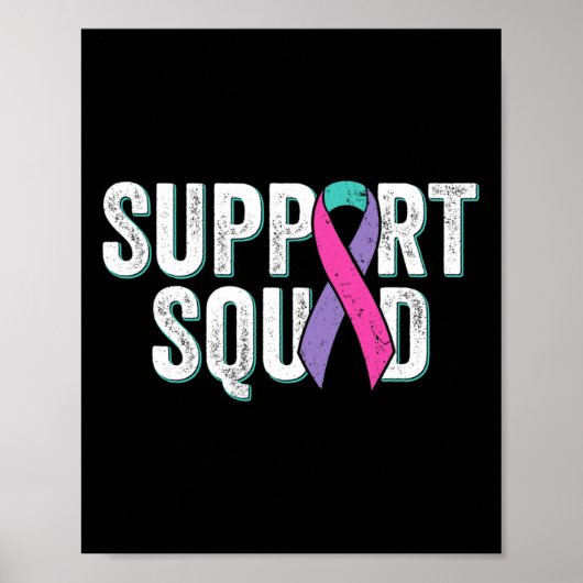 Cancer Support Squad1 Poster (Voorkant)