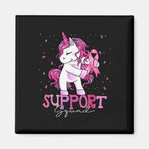 Cancer Support Squad Shirt Borstkanker Bewustzijn Magneet