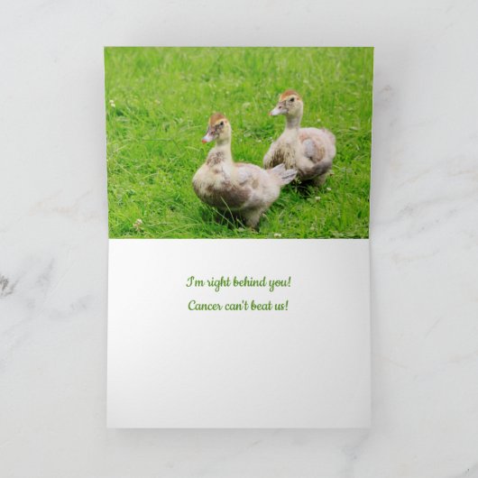 Cancer Support-vriendschap Kaart (Binnen)