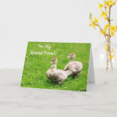 Cancer Support-vriendschap Kaart (Gele Bloem)