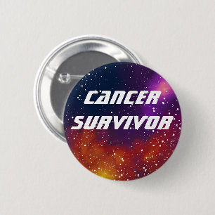 Cancer Survivor  Galaxy Identity Ronde Button 5,7 Cm