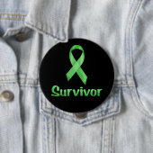 Cancer Survivor Green Ronde Button 4,0 Cm (In situ)