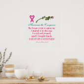 Cancer Survivor - Poster de sensibilisation - SRF (Cuisine)