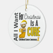 Cancer tout d'enfance je veux des ornements de (Gauche)