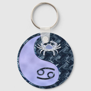 Cancer Yin Yang Sleutelhanger