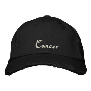 Cancer Zodiac Brodé Casquette / Casquette