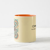 Cancer Zodiac café Mug Retro Design (Centre)