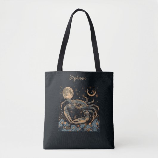 Cancer Zodiac Crabe Horoscope Signal Sac fourre-to (Devant)