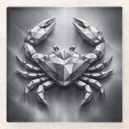 cancer zodiac sign glazen onderzetter