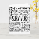 CancerWords Kaart (Gele Bloem)