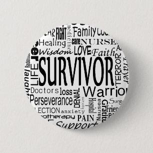 CancerWords Ronde Button 5,7 Cm