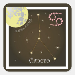 Cancro 22 giugno Al de 22 luglio autocollants