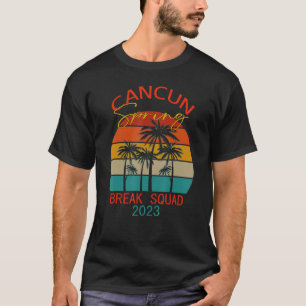 Cancun 2023 Mexico Souvenir Spring Break Summer Va T-shirt
