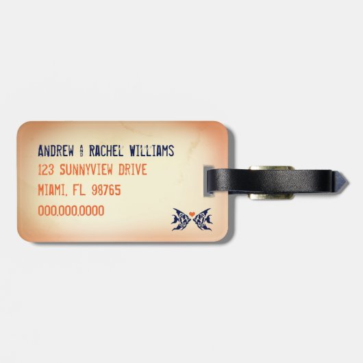 CANCUN Bagage Label (Achterkant horizontaal)