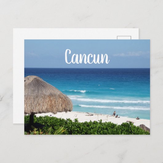Cancun Beach Briefkaart (Voorkant / Achterkant)