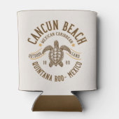 Cancun Beach Mexico | Paradise Mexican Caribbean Blikjeskoeler (Achterkant)