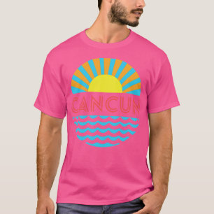 Cancun Beach zon en golven T-shirt