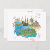 Cancun Briefkaart (Voorkant / Achterkant)