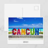 Cancun, briefkaart Mexico (Voorkant / Achterkant)