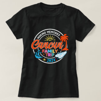Cancun familiereis 2024 herinneringen familie VAC T-shirt