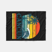 Cancun Holiday Christmas Trip Vacation Matching  Fleece Deken (Voorkant (Horizontaal))