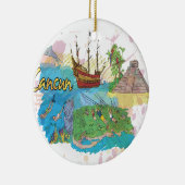 Cancun Keramisch Ornament (Rechts)