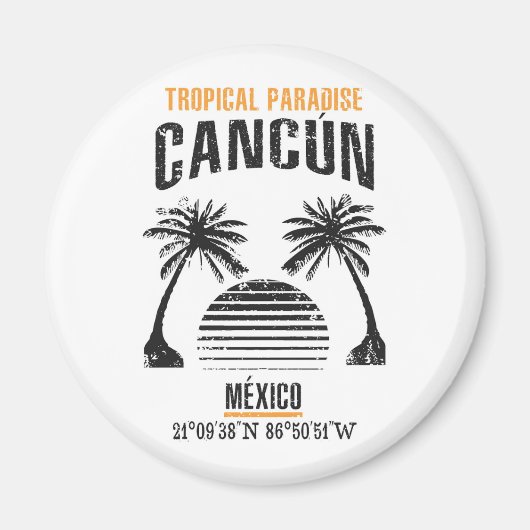 Cancún Magneet (Voorkant)