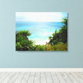 CANCUN, MEXICO #10 CANVAS AFDRUK (Insitu (Houten vloer))